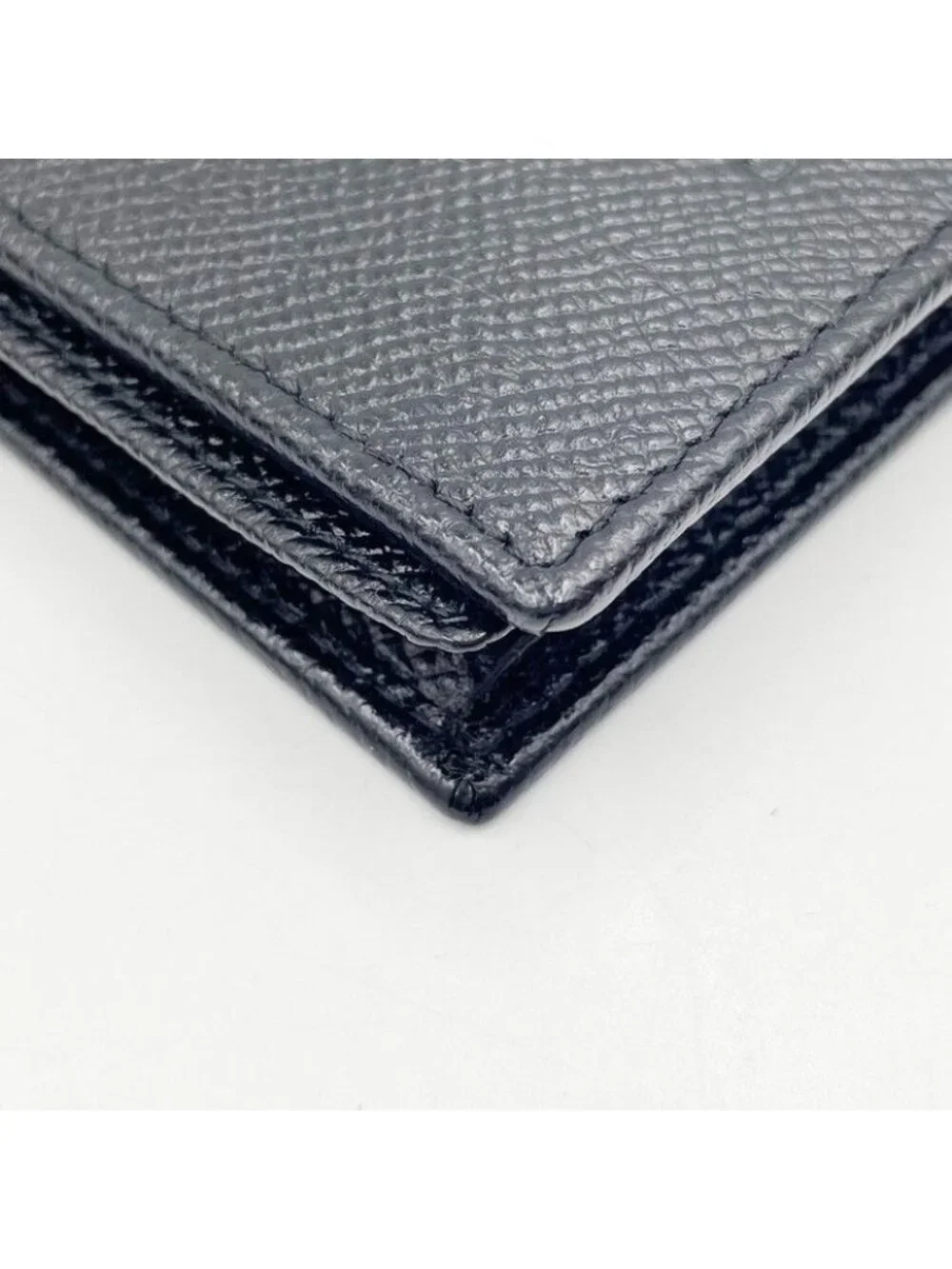 Bvlgari Wallet Black Leather Bifold
